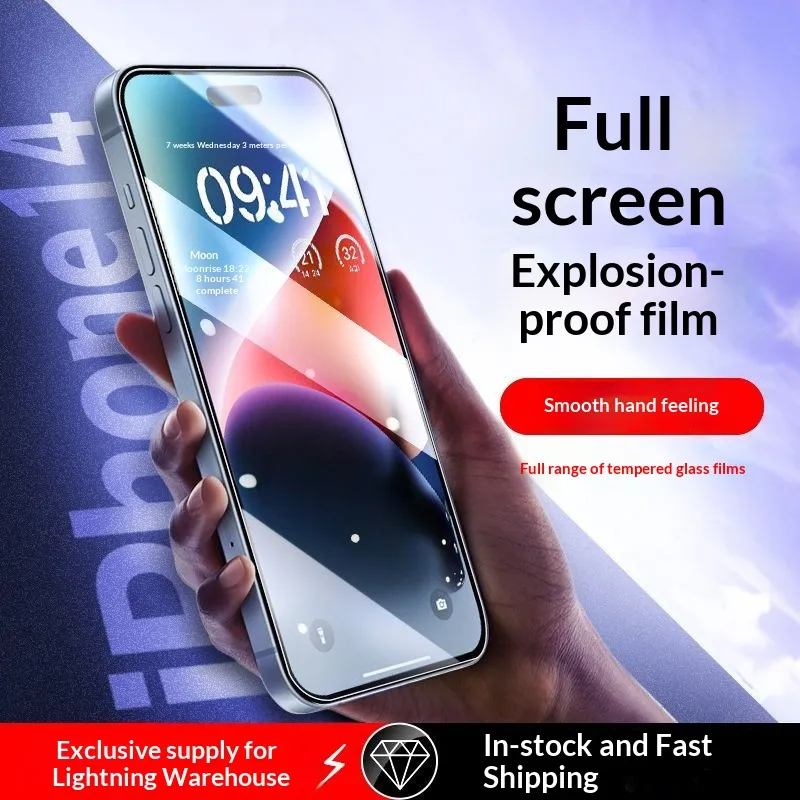 Tempered Glass Screen Protector With Drop And Privacy Protection
